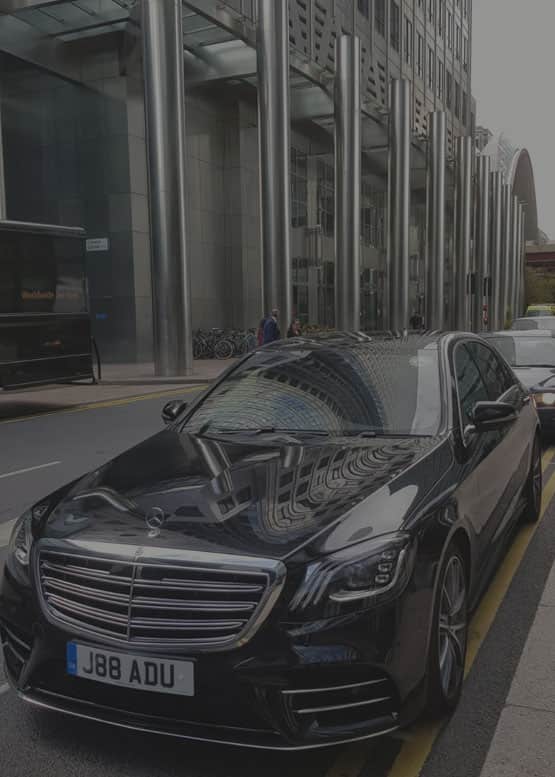 Arrive in style to the event in a Mercedes S-Class